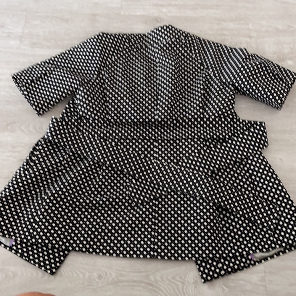 Vintage J Crew black kimono jacket blazer coat 6 - Picture 6 of 7